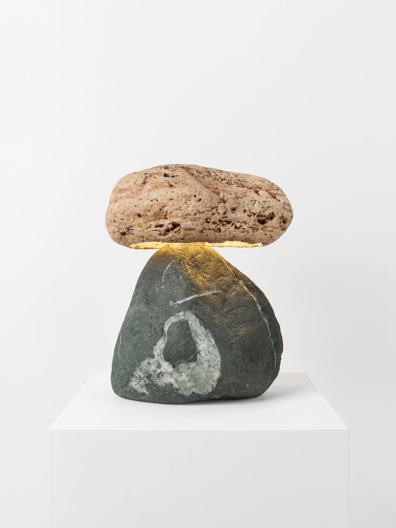 Lamps made from stones