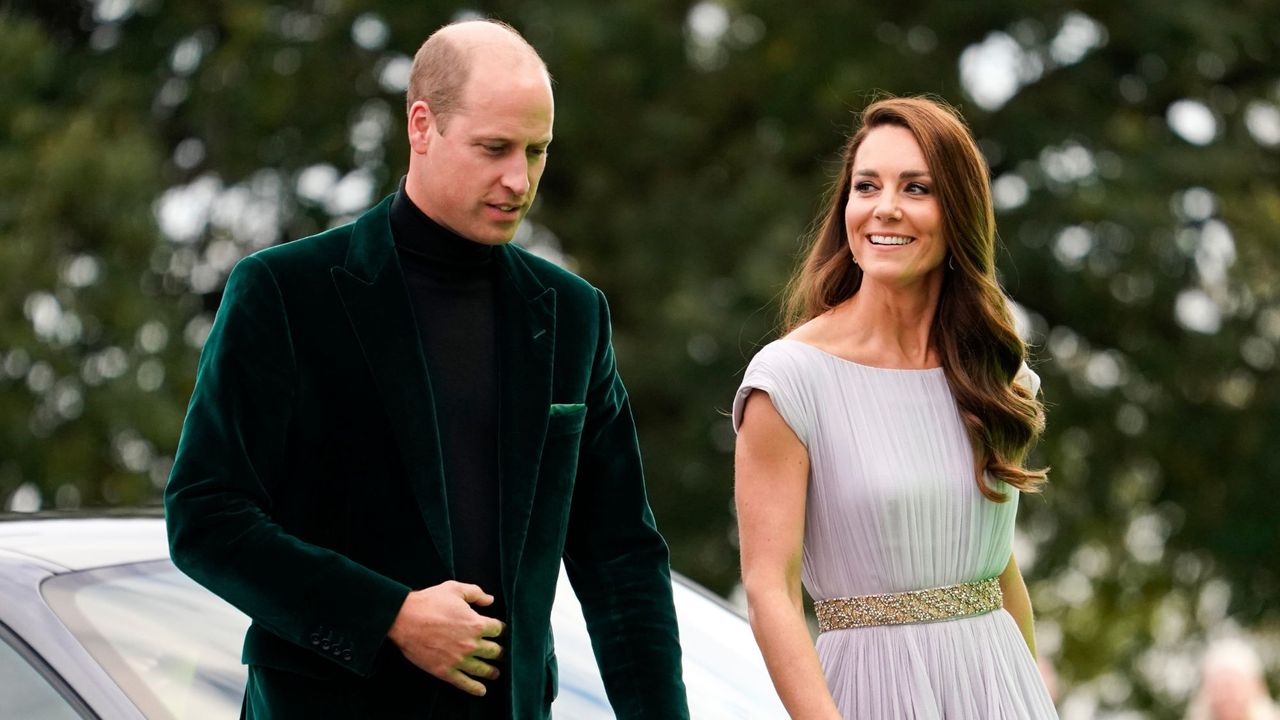 The Prince and Princess of Wales arrive at The Earthshot Prize Awards