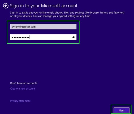 log in to Microsoft Account