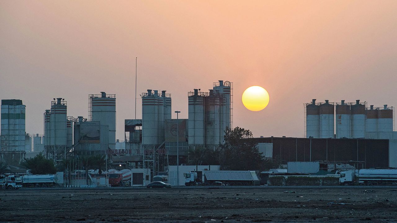 Musaffah industrial district in Abu Dhabi