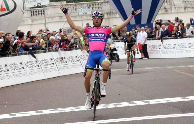 Diego Ulissi (Lampre-Merida) wins Milano-Torino.