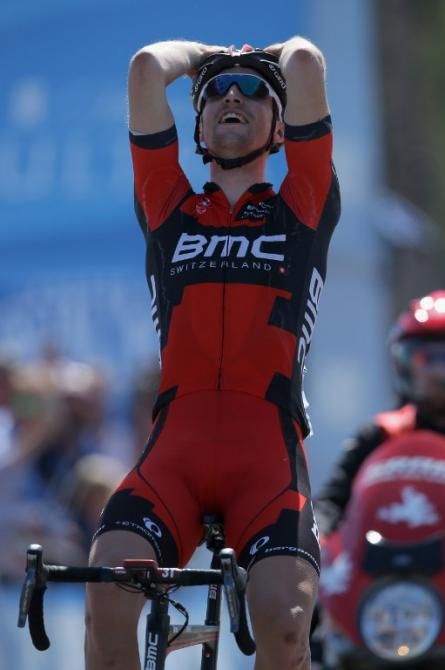Taylor Phinney (BMC) can't quite believe what he's just done