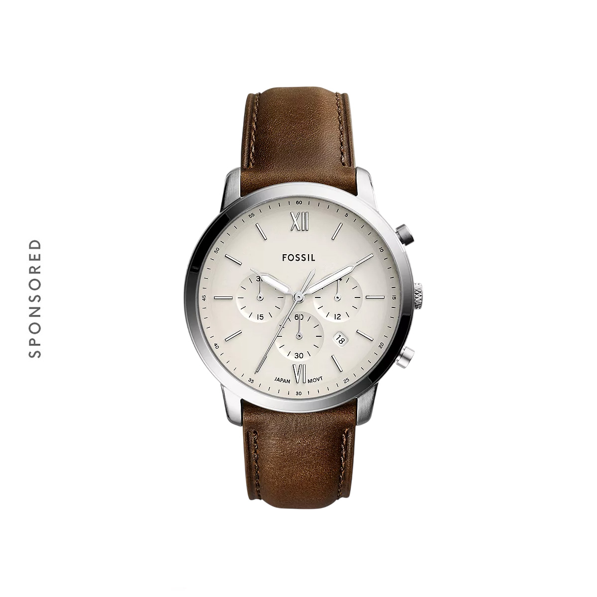 Fossil, Neutra Chronograph Brown Leather Watch