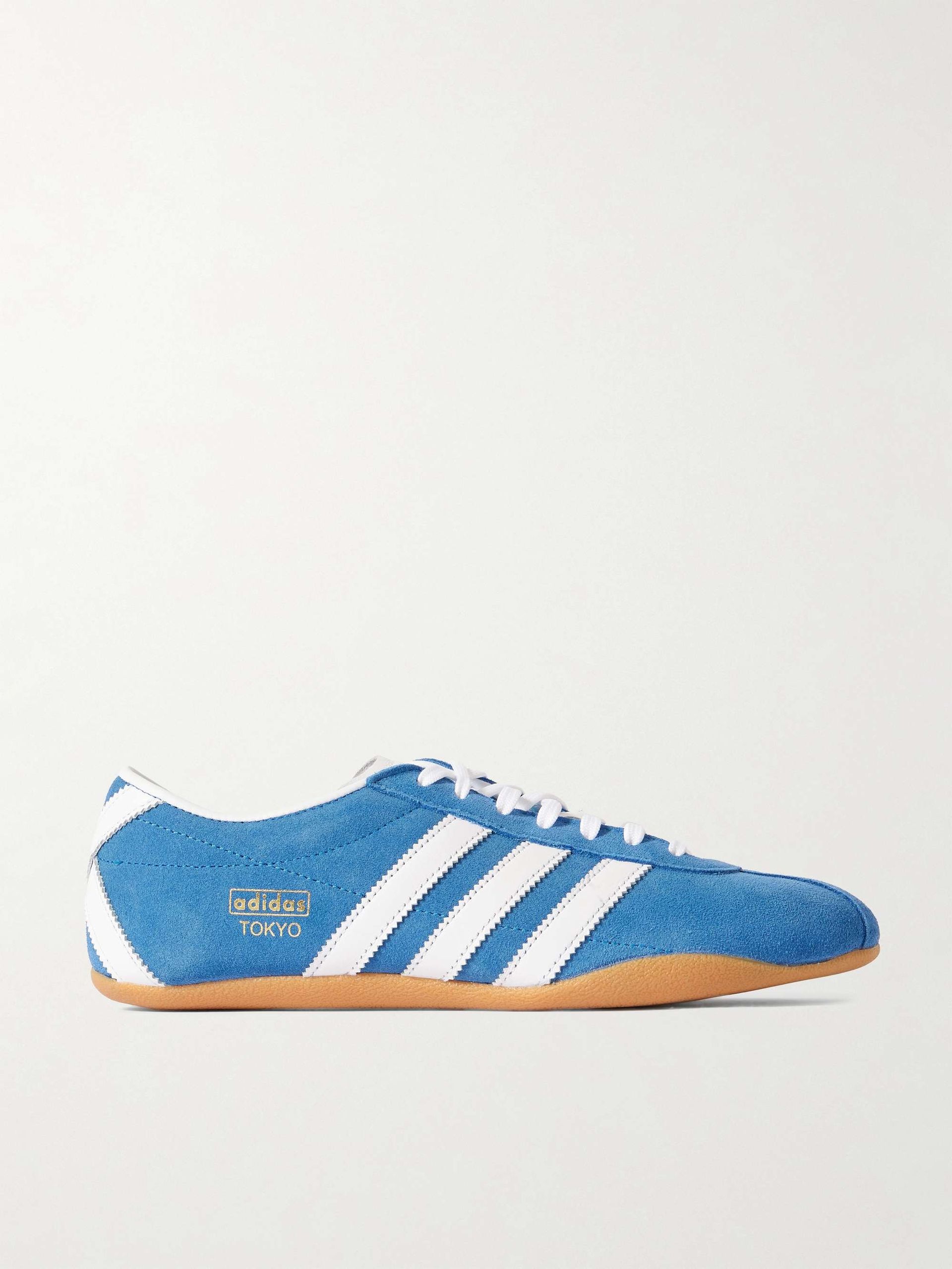 Tokyo Nubuck-Trimmed Suede Sneakers