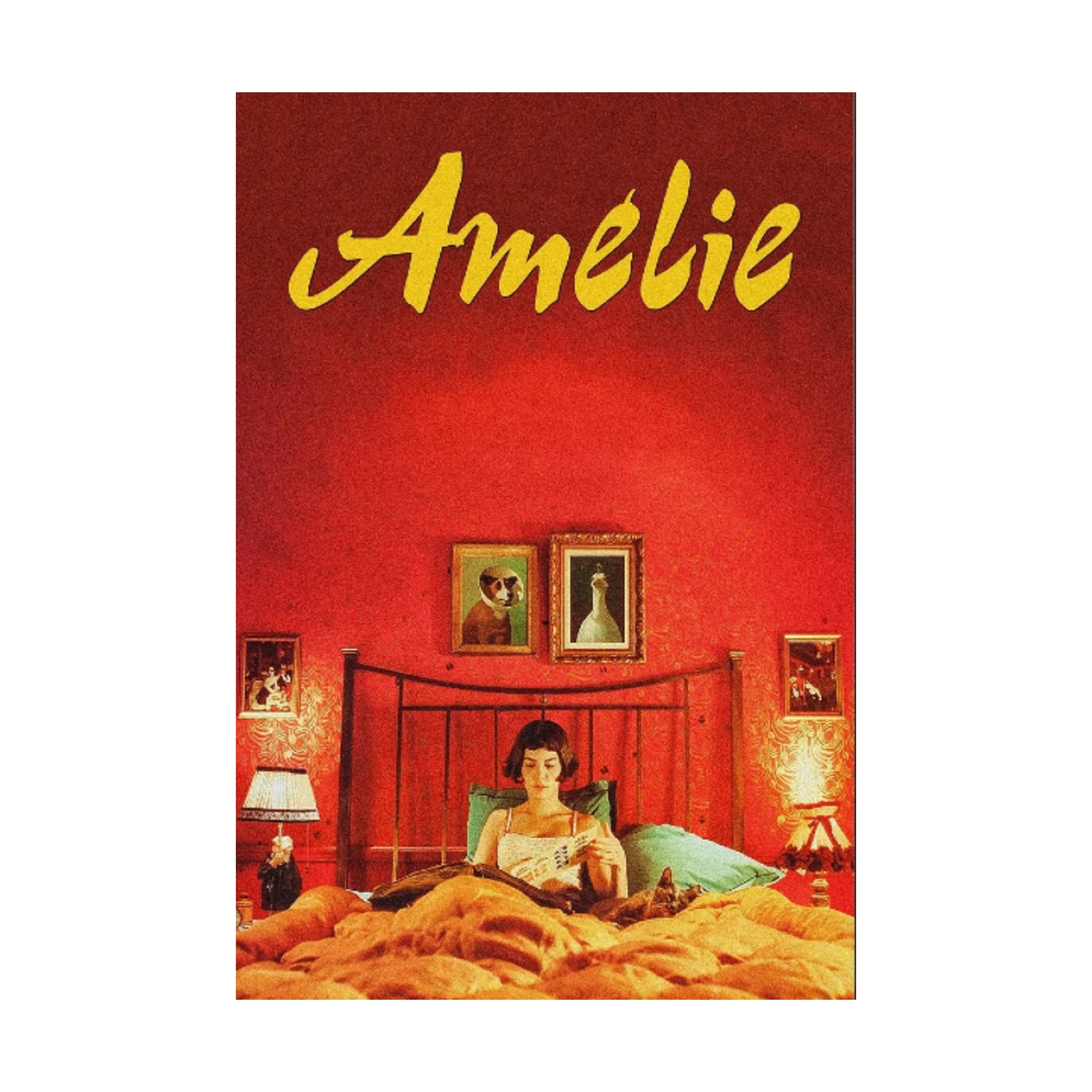 Amelie Movie Poster Art Framed Wall Art Poster Canvas Print Picture