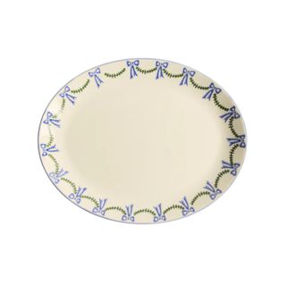 Swags and Bows Oval Platter