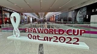 FIFA World Cup sign in Qatar
