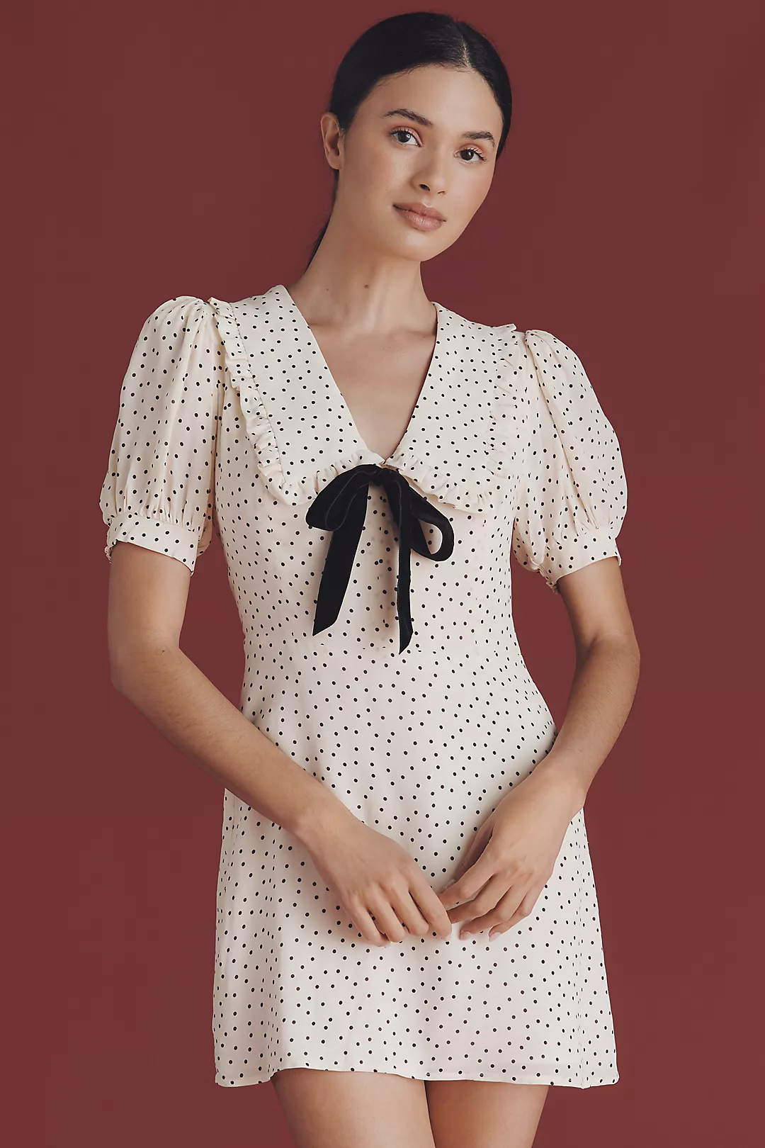 Polka dot Reformation dress
