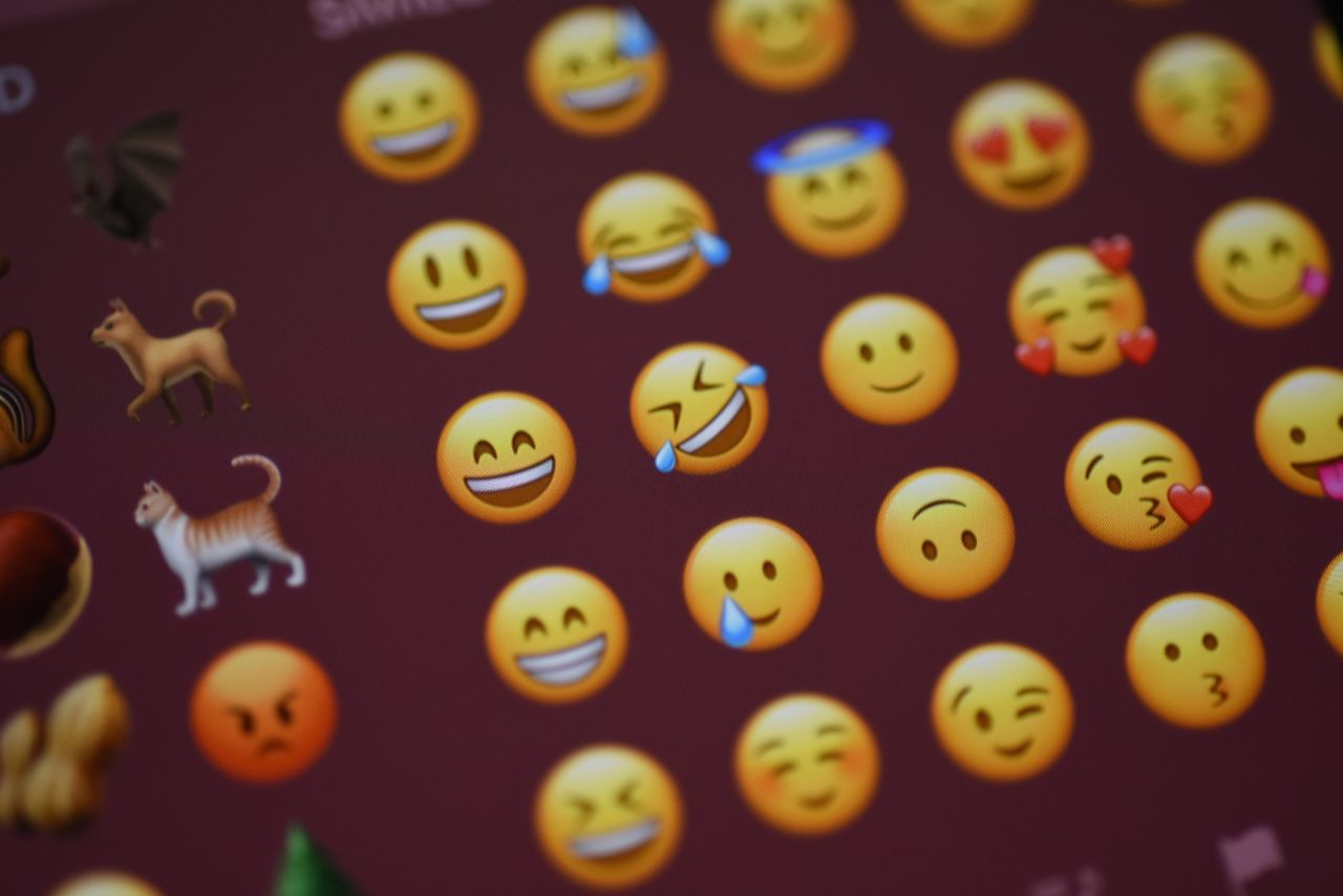 Emoji displayed on iPhone