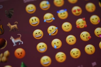 Emoji displayed on iPhone
