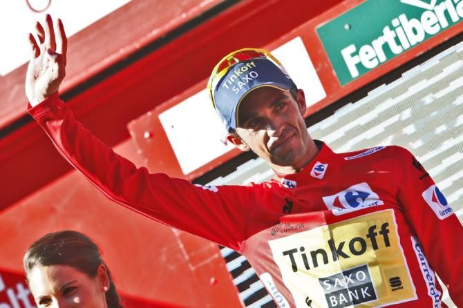 Alberto Contador (Tinkoff-Saxo) retained his lead on GC