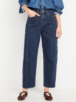 Old Navy barrel jeans