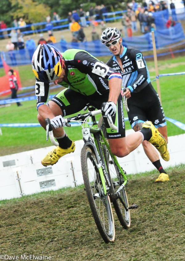 Tim Johnson (Cannondale) keeping pace with Trebon and Powers