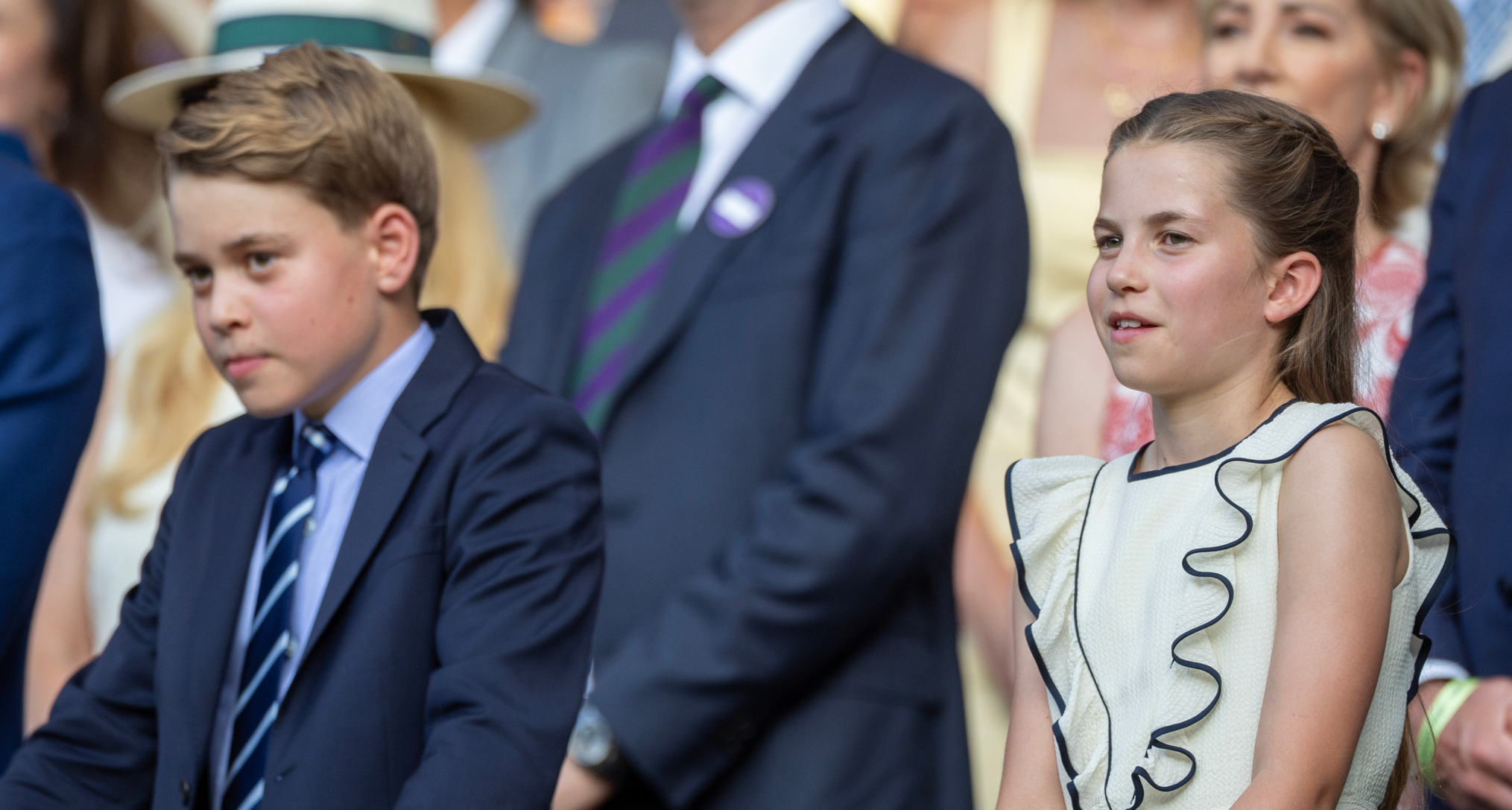 Prince George and Princess Charlotte at Wimbledon