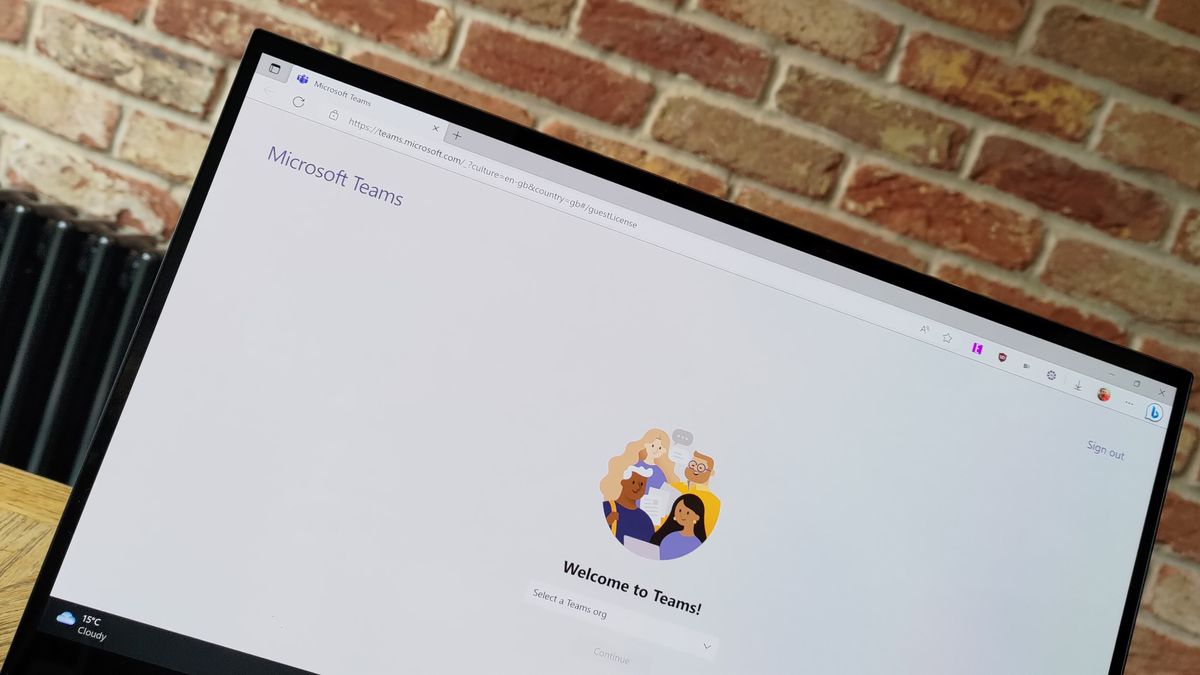 Microsoft Teams web client on Edge