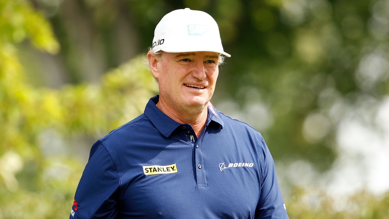 Ernie Els at the Sanford International at Minnehaha Country Club