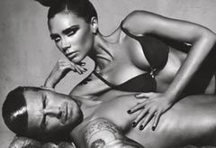 David Beckham and Victoria Beckham, Giorgio Armani underwear campaign, Celebrity Photos, Fashion News