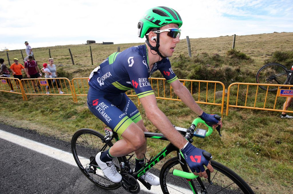 Orica-BikeExchange's Simon Yates after the stage