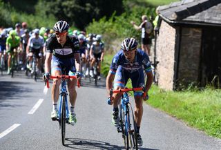 Fighting for prime points, Tour of Britain 2016 stage five