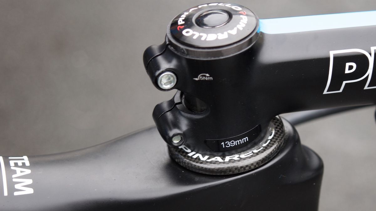 Ian Stannard uses a lengthy 139mm stem