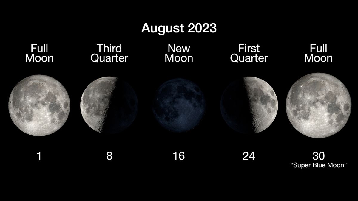 What Is The Moon Phase Today? Lunar Phases 2023 | Space