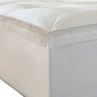 Down-Topped Featherbed Mattress Topper:
