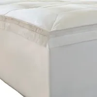 Down-Topped Featherbed Mattress Topper: