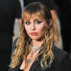 Miley Cyrus at Saint Laurent mens spring summer 20 show on June 06, 2019 in Malibu, California