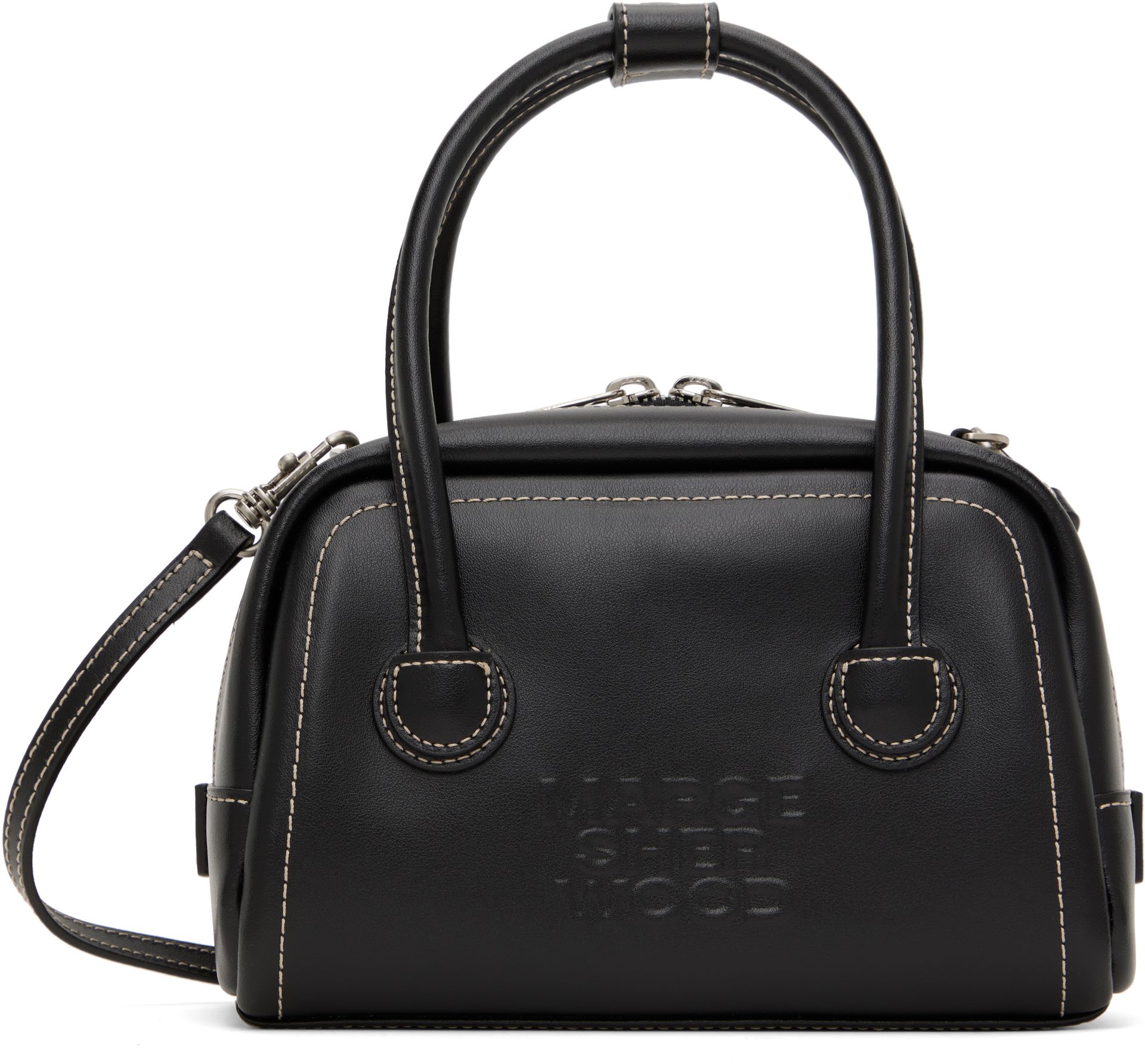 Black Soft Tote Mini Bag