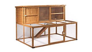 Pets at Home Sycamore Lodge XL Rabbit Hutch with Double Run