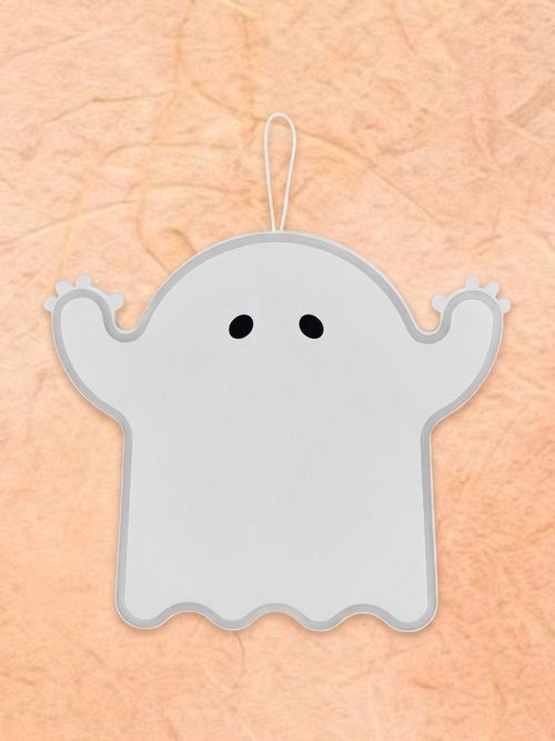 Kustfyr Led Hanging Decoration - Ghost Battery Operated/white