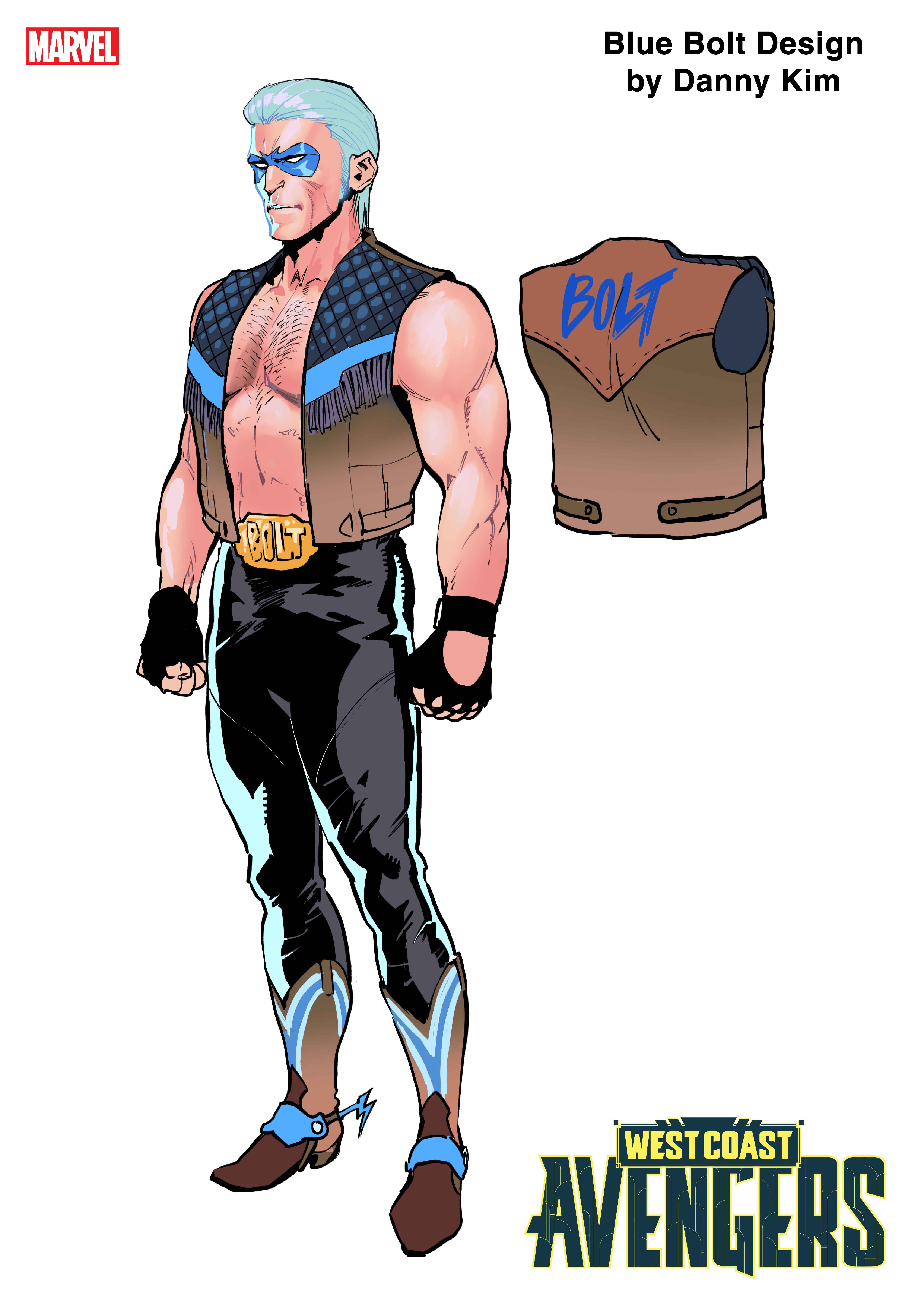 Meet Blue Bolt, the "biggest jerk in the Marvel Universe" and the newest member of the Avengers