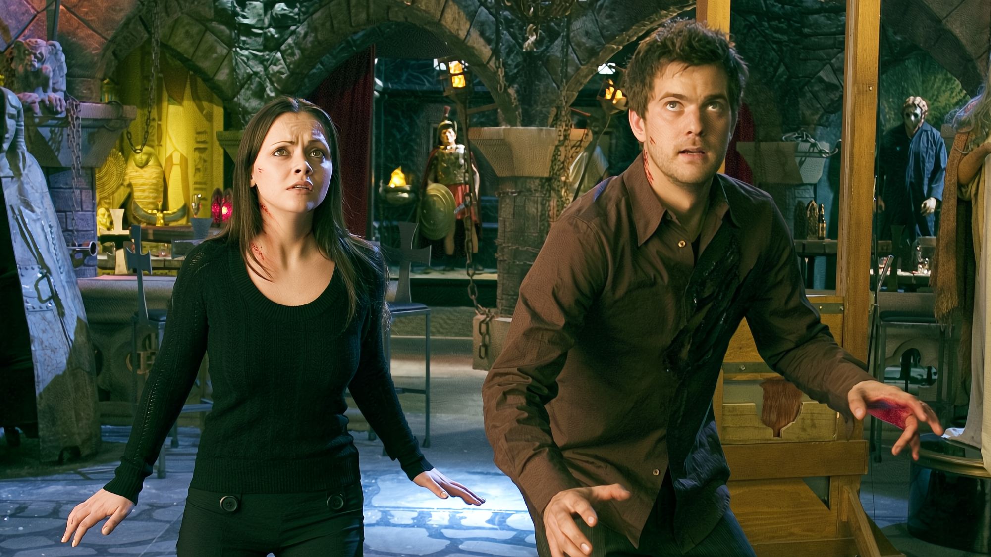 Christina Ricci and Joshua Jackson in Cursed (2005)