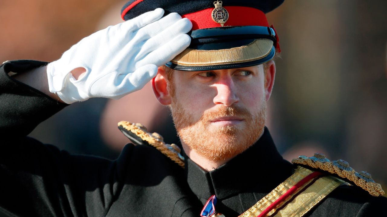 Prince Harry in military uniform