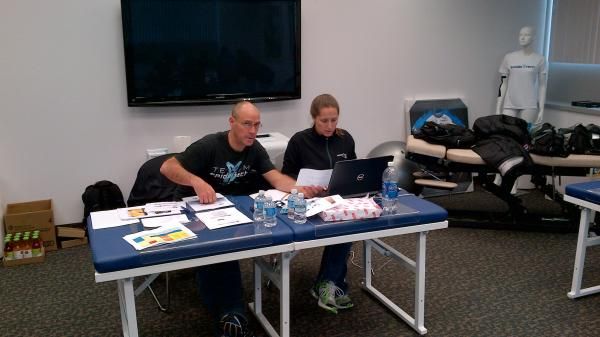 Team Spidertech's managers Steve Bauer and Jos&eacute;e Larocque.