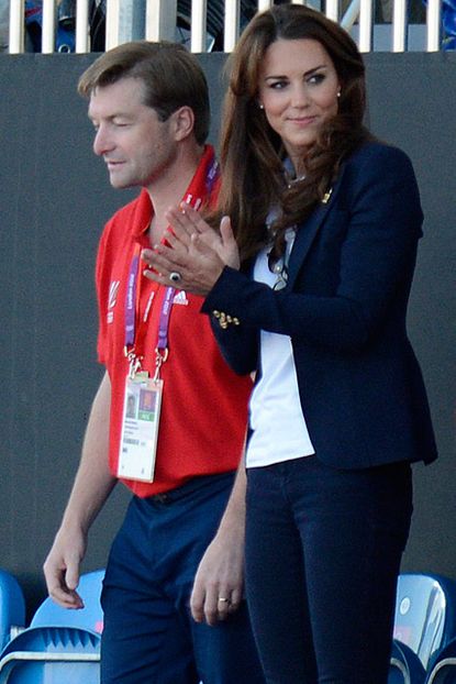 Kate Middleton cheers on Team GB at the Olympics