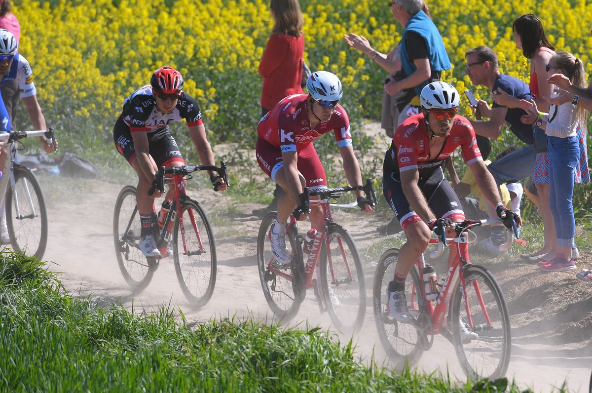 Alexander Kristoff (Katusha-Alpecin) on the pave
