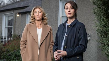 Maryland ending explained. Seen here are SURANNE JONES as Becca and EVE BEST as Rosaline