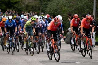BARCELONA SPAIN MARCH 24 Egan Bernal of Colombia and Team INEOS Grenadiers competes during the 103rd Volta Ciclista a Catalunya 2024 Stage 7 a 1453km stage from Barcelona to Barcelona UCIWT on March 24 2024 in Barcelona Spain Photo by David RamosGetty Images