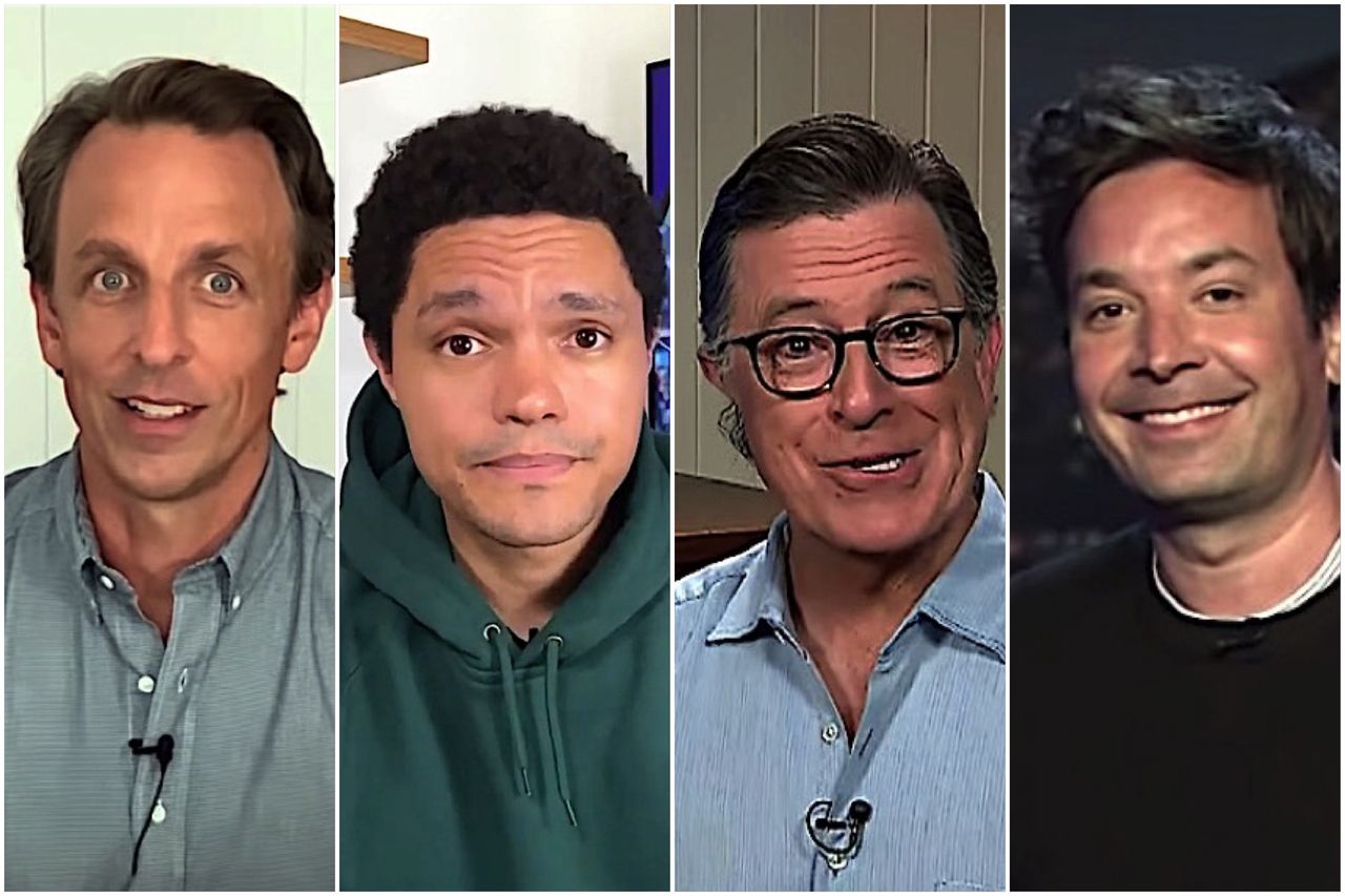 Late night hosts on Trump&amp;#039;s mask