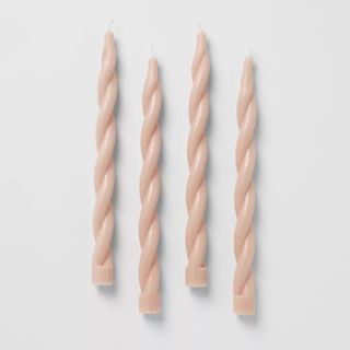 4pk Taper Set Light Pink Twist