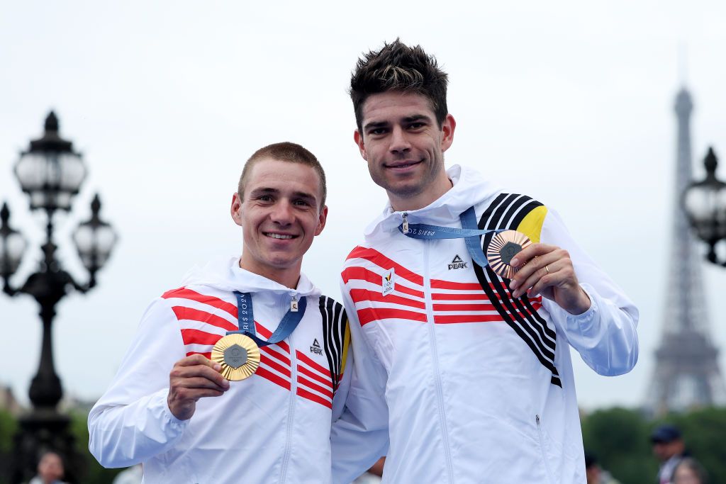 Remco Evenepoel and Wout Van Aert will combine forces to try to win a second road cycling gold medal for Belgium in the men&#039;s road race 