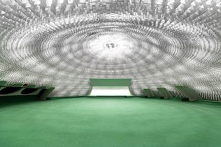 Internal view of Espace Niemeyer
