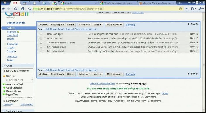 Google Chrome OS