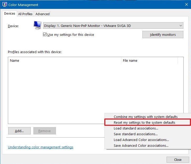 How to find the right color profile for your monitor using Windows 10