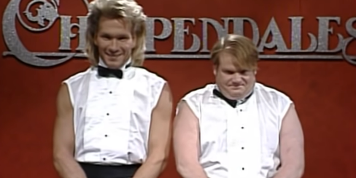 Snl Writer Robert Smigel Defends Chris Farleys Legendary Chippendales Sketch Cinemablend 