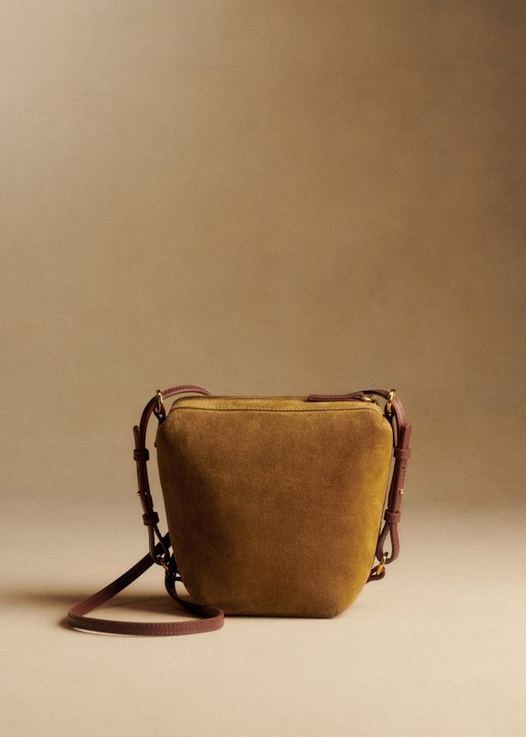 Lou Bag - Multi Taupe - Split Cowhide Leather - S&eacute;zane