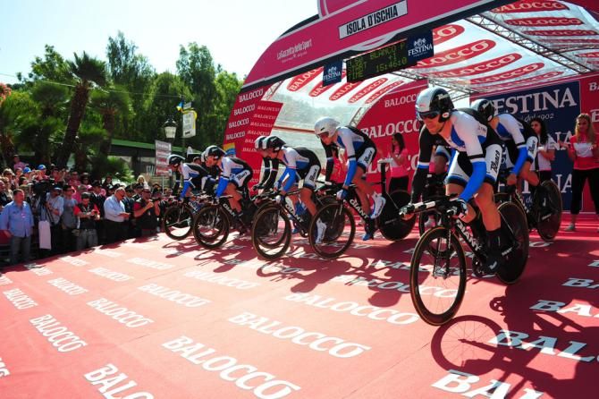 Team Blanco start their race