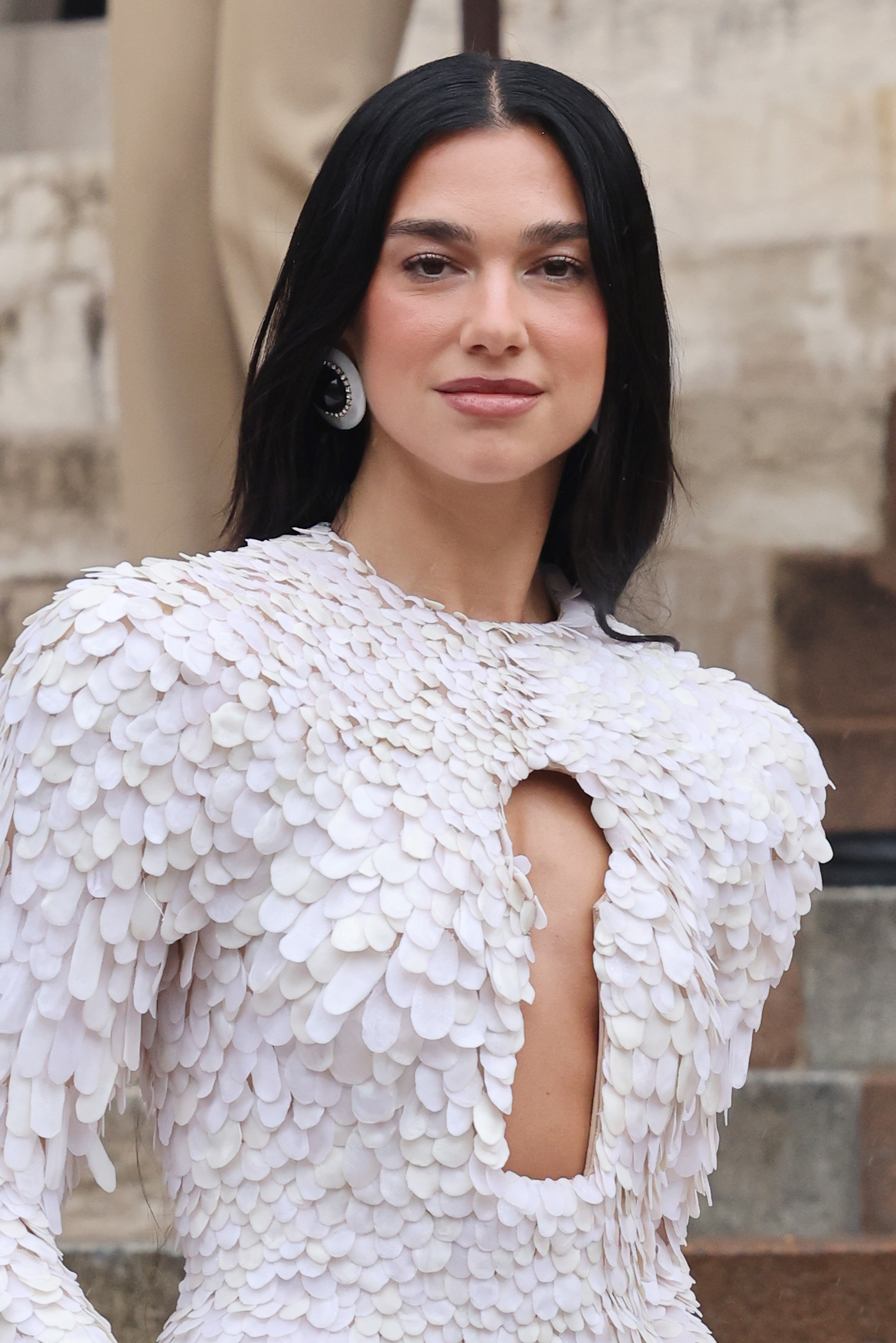 Dua Lipa attends the Schiaparelli Haute Couture Fall/Winter 2025/2026 show as part of Paris Fashion Week on July 07, 2025 in Paris, France.