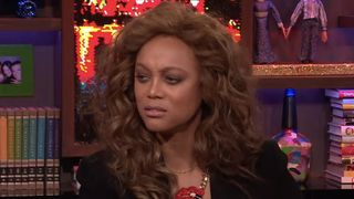 Tyra Banks appears on What What Happens Live!